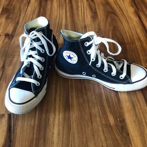 Converse Black High Top All Star size 6 women